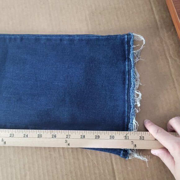 Kancan Womens SZ 11/29 Rainn Ultra High Rise Flare Jeans KC7138D Dark Button Fly - Picture 9 of 11